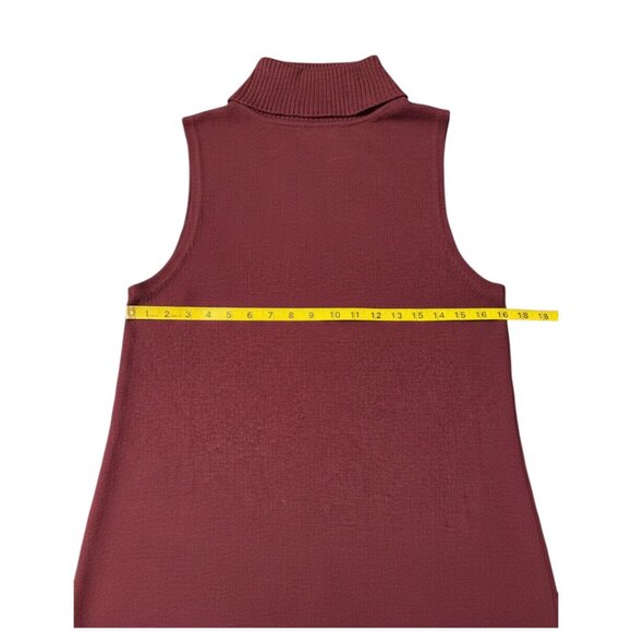 WHBM Sleeveless mock-neck sweater size large - Picture 5 of 8